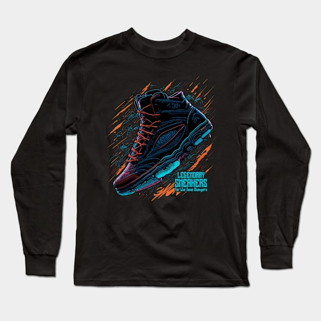 Legendary Sneakers Long Sleeve T-Shirt by BAJAJU